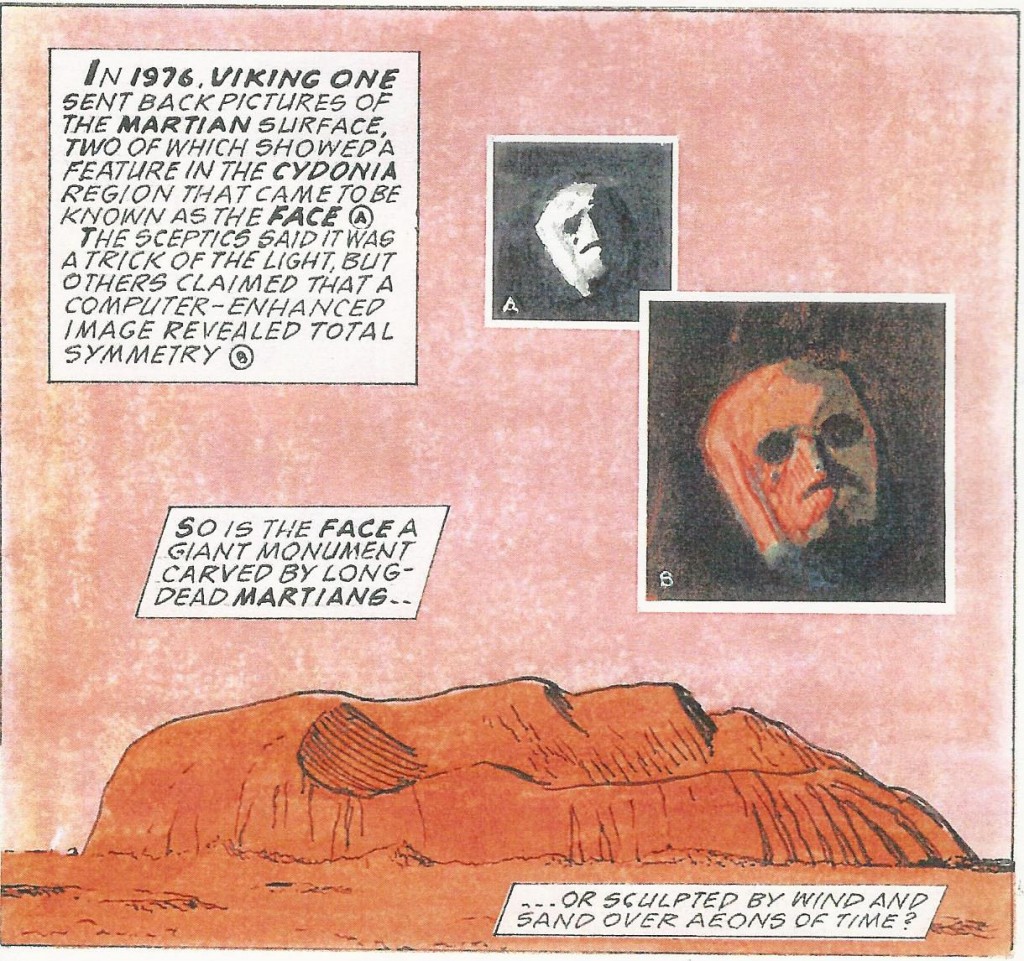 Sydney's panel  on the "Face on Mars" for the Daily Express