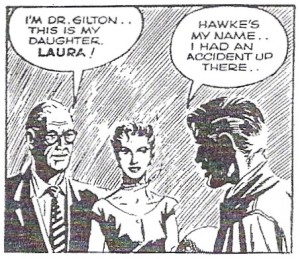 Hawke's first encounter with Laura on August 11th 1954