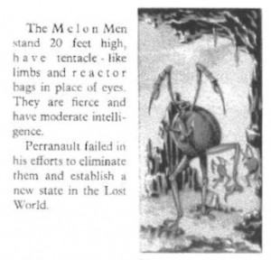 "The melon men from Mars"  P72 of the Horlicks Spacemans handbook