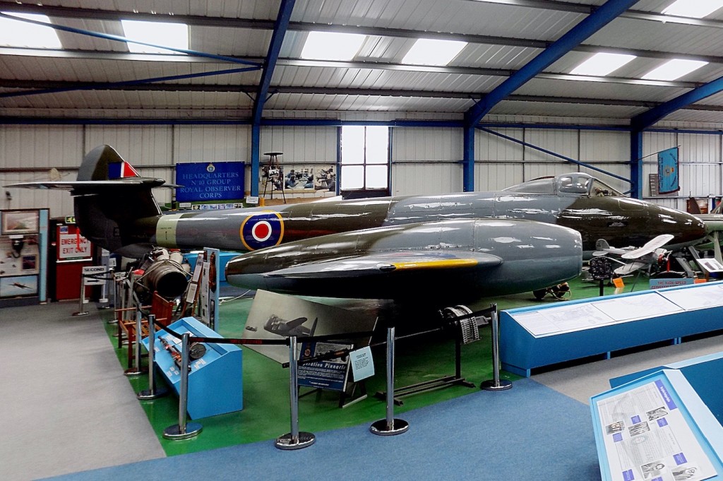 The Gloster Meteor at Tangmere air museum. Photograph kindly provided by Paul Napp